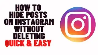 how to hide posts on instagram without deleting,How do I temporarily hide posts on Instagram