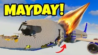 Plane VS CRAZY Natural Disasters SURVIVAL! - Teardown