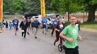 Start of 2023 Fun Run at Michigan Camp Meeting