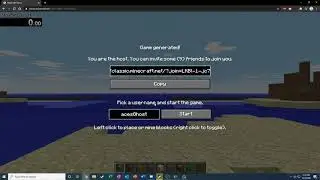 Minecraft (Classic) Build an L - World Record Speed Run