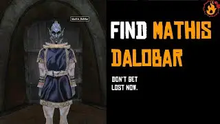 Find Mathis Dalobar - House Redoran Walkthrough (TES III Morrowind)