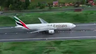 ✈ A6-EMJ Emirates Boeing 777 PlaneSpotting @ World's largest model airport Miniatur Wunderland ✈