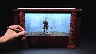 Making a Diorama with a Unique Optical Illusion