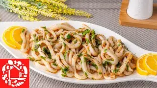 Оригинальная ЗАКУСКА «Кальмары в маринаде». Очень Вкусно и Просто