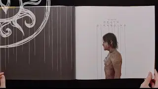 Death Stranding Video Game  by Hideo Kojima Art Book  (Book Flip Through)