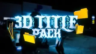 3D MUSIC VIDEO TITLE CARD PACK!! AFTER EFFECTS