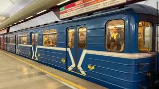 Поездка на поезде 81-540Б/541Б Автозаводская линия Каменная горка – Могилёвская