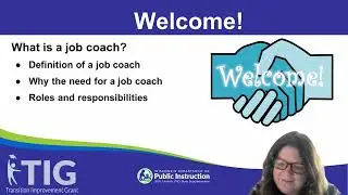 Section 1  What is a job coach