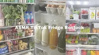 ASMR TikTok Fridge Restock | Compilation Videos ☁️