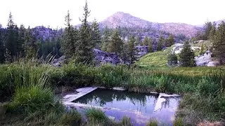 Remote Hot Springs In Sierra Nevada, California 4K - Mono Hot Springs pt.1