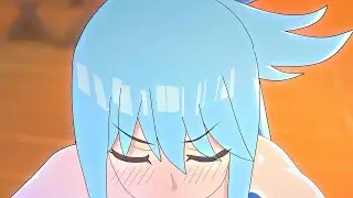 Aqua is having some fun 💦 | Rule 34 