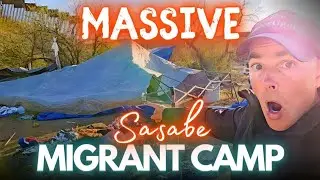 MASSIVE Migrant Camp. Sasabe Arizona.