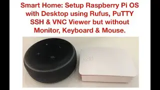 Setup Raspberry Pi OS  using Rufus, PuTTY SSH & VNC Viewer but without Monitor, Keyboard & Mouse