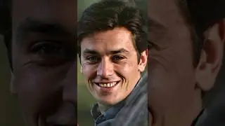 Alain DELON. Smiles.