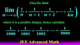 Nice Limit Question for JEE Advanced Examination