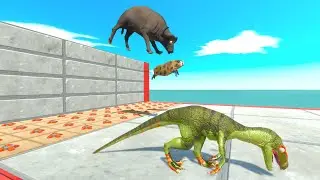 Jumping Over Minefields - Animal Revolt Battle Simulator