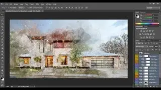 Watercolor Photoshop Action tutorial | Photoshop Tutorial