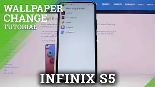 How to Adjust Wallpaper in Infinix S5 - Change Wallpaper