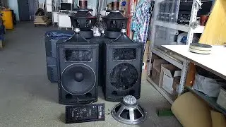 Ремонт динамиков JBL 275G, JBL 265F-1, JBL 2278, JBL PRX 715, PRX 815 замена диффузора,  Recone Kit