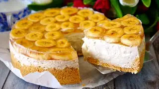 Банановый ТОРТ (без духовки) | Banana cake recipe