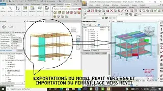 Tutoriels 21 revit ferraillage / Exportations modèle REVIT vers Robot RSA & importation ferraillage