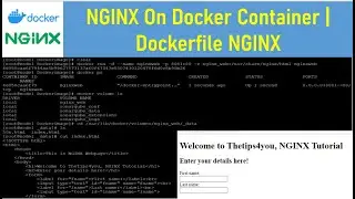 NGINX On Docker Container | Dockerfile NGINX | NGINX Docker Tutorial | Thetips4you