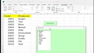 Excel VBA Tutorial| How to show userform in excel vba using CommandButton click