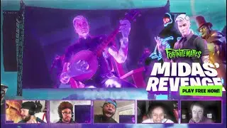 Fortnite - Fortnitemares 2020 Midas' Revenge Gameplay Trailer | PS4 [ Reaction Mashup Video ]