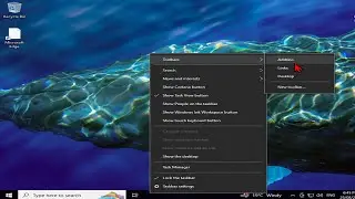 How To Add Toolbars on Taskbar in Windows 10