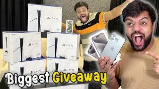 7 Million Subscriber Ka Waada Poora Kar Diya 🥳 | iPhones And PS5 Giveaway 🔥