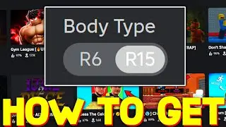 How To Change R6 TO R15 AVATAR on ROBLOX! R6 TO R15!