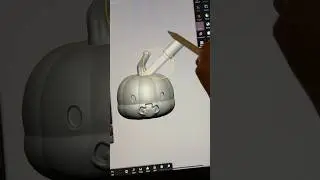 Dead Pumkin sculpted in Noamd on M2 Ipad Pro. Printed on A1, X1C, and Flsun S1