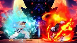 Jiren vs Ryu (All Forms) - Street Fighter X Dragon Ball Super