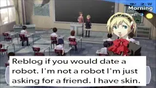 Reblog if you would date a robot (Persona 3)