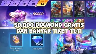 CARA DAPAT 50.000 DIAMOND GRATIS & KLAIM BANYAK TIKET 11.11