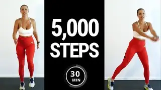 5,000 Steps in 30 Min Walking Workout | YanaFit Cardio Workout