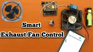 Smart Exhaust Fan Control using MQ2 Sensor & ESP8266