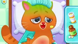 Little Kitten Adventure Bubbu Educational Games - Play Fun Cute Kitten Pet Care Game for Kids 