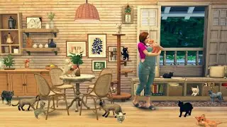Crazy Cat Lady's House | Stop Motion Build | THE SIMS 4