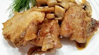Podcherevina with mushrooms. Tasty dinner!