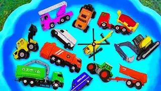 Toys Learning Name Police cars, Fire Truck, Street Vehicles Toy