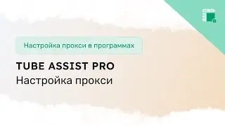 Как настроить прокси в Tube Assist Pro