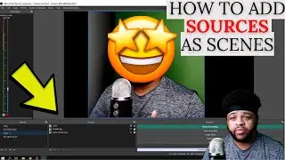 How To ADD a Scene as a source In OBS STUDIO // How To ADD Sources as scenes // (SCENE NESTING)