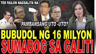 HULI SI GLORIA ISA PALANG SCAMMER? TED FAILON SINUPALPAL SI CHUA ! VP SARA SUMABOG SA GALIT