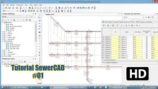 SewerCAD│01: ANALISIS DE SISTEMA DE ALCANTARILLADO