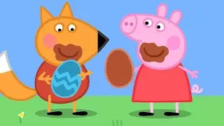 Kids Videos 4K | Chocolate Egg Hunt | 1 HOUR Easter Special  Peppa Pig Official | New Peppa Pig