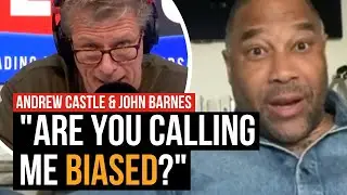 John Barnes and Andrew Castles dispute over refugee bias | LBC