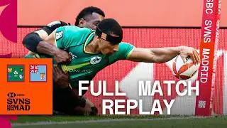 Last Minute DRAMA! | Ireland v Fiji | HSBC SVNS Madrid | Full Match Replay