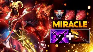 Miracle Midlane Queen of Pain Fast Brutal Game | Intense High MMR Pub
