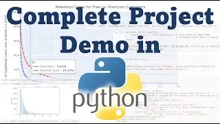 Data Analyst Python Project Demo | Customer Retention Analysis | Pandas & Plotly